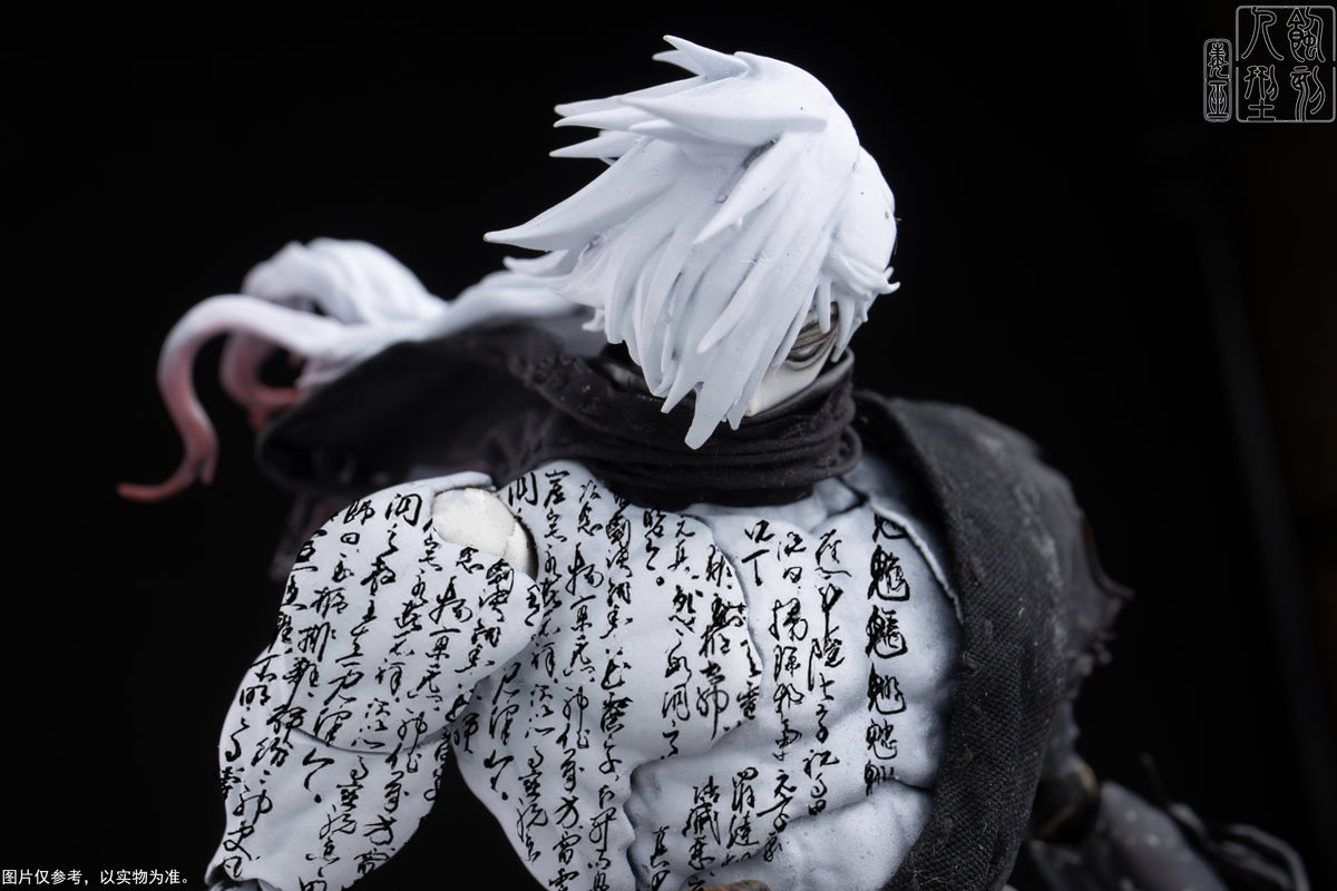 Etched Human Studios Poison Shaman Zhang Qing Calligraphy Ver. 1/12 action figure – view 6 – SugoiCollectible New Zealand