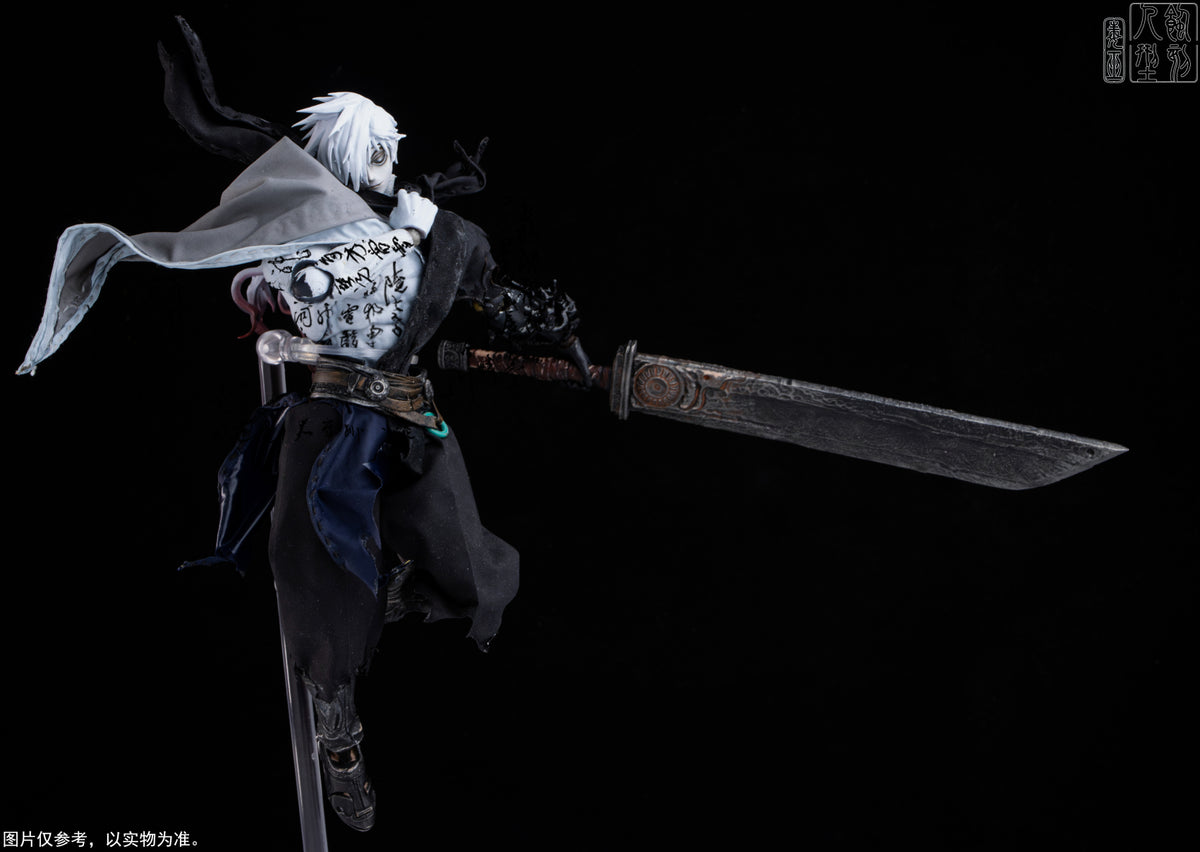 Etched Human Studios Poison Shaman Zhang Qing Calligraphy Ver. 1/12 action figure – view 9 – SugoiCollectible New Zealand