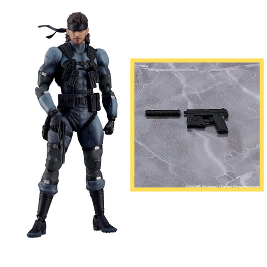 Figma Solid Snake: MGS2 ver. Updated Edition  METAL GEAR SOLID 2: Sons of Liberty – 1/12 Action Figure (Limited Bonus Set)