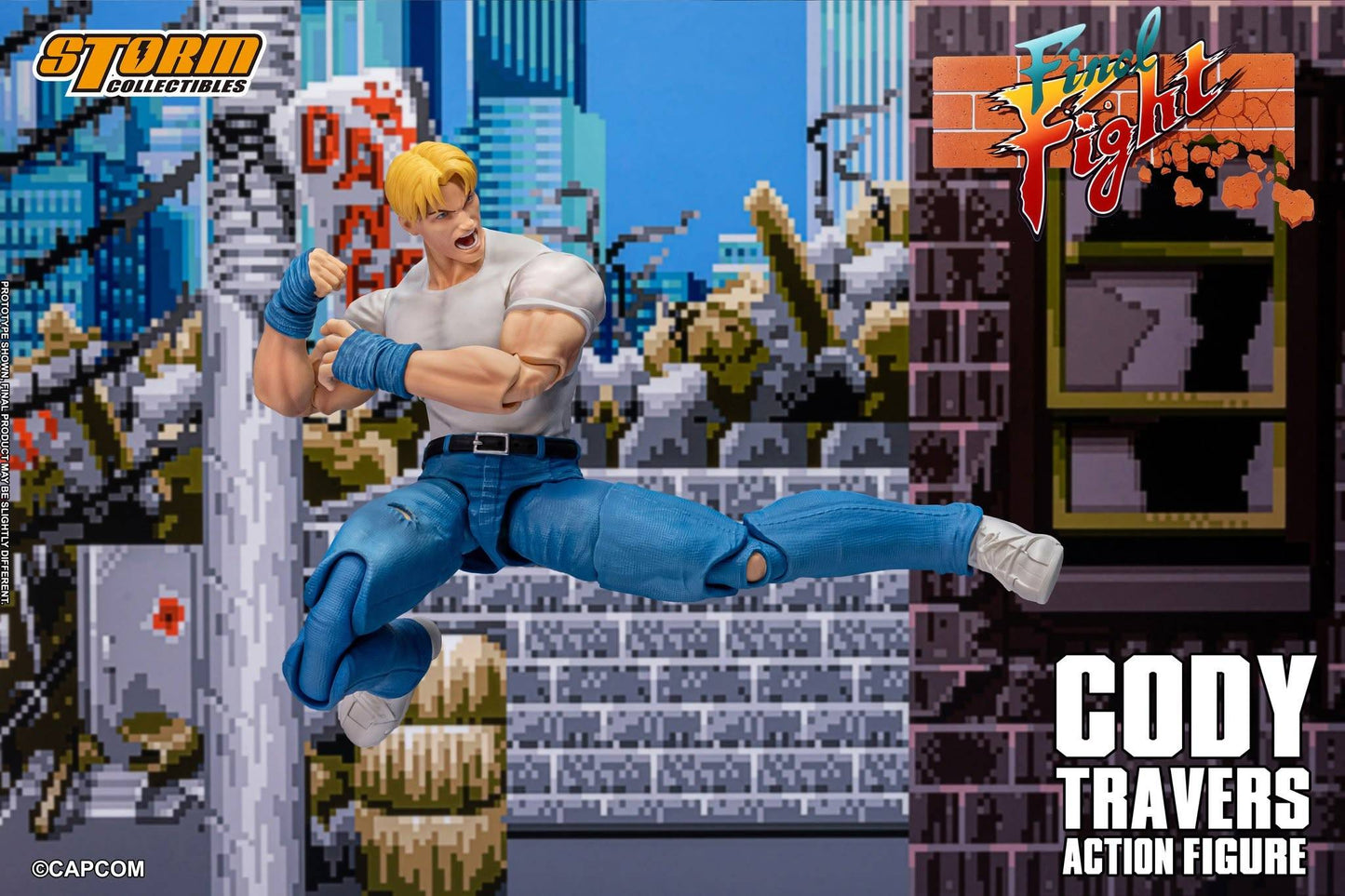(Pre-order)Storm Collectibles Final Fight Cody Travers 1/10 Scale Action Figure