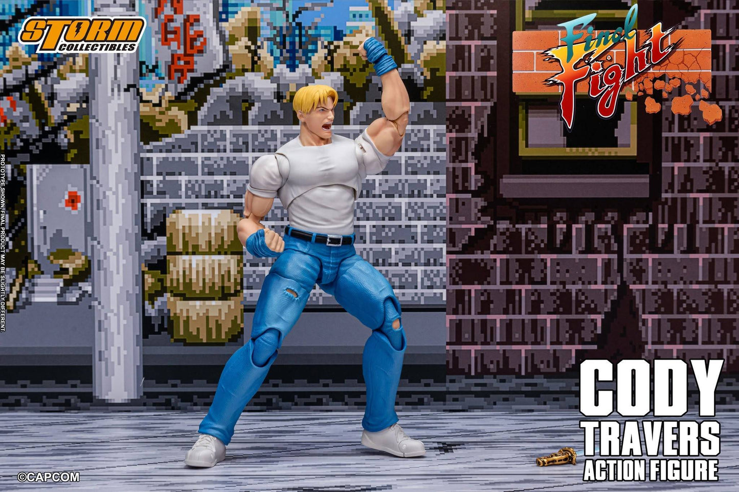 (Pre-order)Storm Collectibles Final Fight Cody Travers 1/10 Scale Action Figure