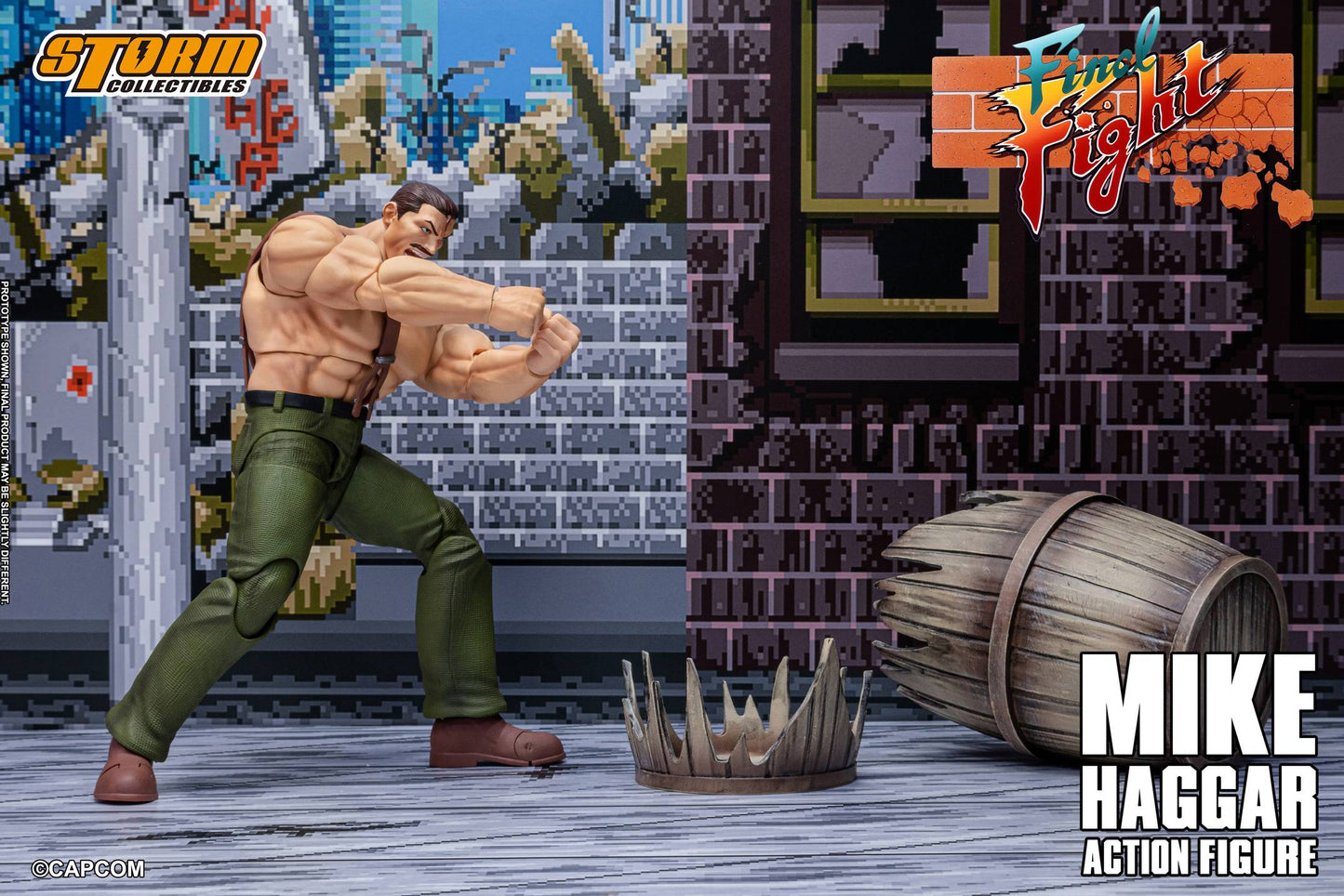 (Pre-order) Storm Collectibles Final Fight Mike Haggar 1/10 Scale Action Figure