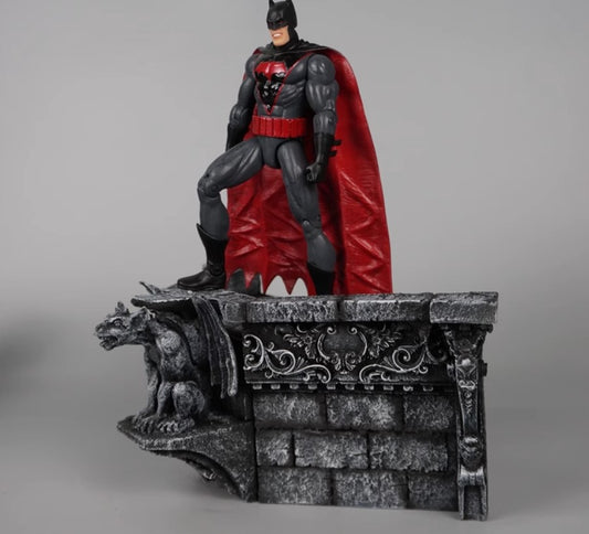Gragolya Rooftop Diorama (1/12 Scale) – Urban Display Base for Action Figures Batman