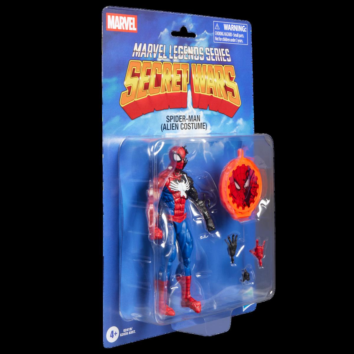 Hasbro Marvel Legends Secret Wars Spider-Man Alien Costume action figure view 9 - SugoiCollectible NZ/AUS