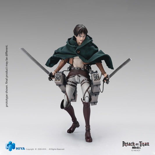 Hiya Toys Attack on Titan Eren Yeager Exquisite Basic 1/12 scale action figure photo 9