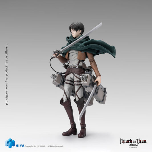 Hiya Toys Attack on Titan Levi Ackerman Exquisite Basic 1/12 scale action figure photo 10