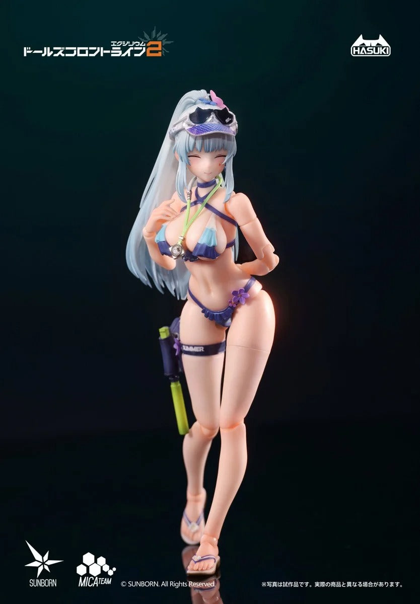 (Pre-order) Girls' Frontline 2: Exilium - Klukai Azure Trail Ver. DX 1/12 Scale Action Figure [Hasuki]