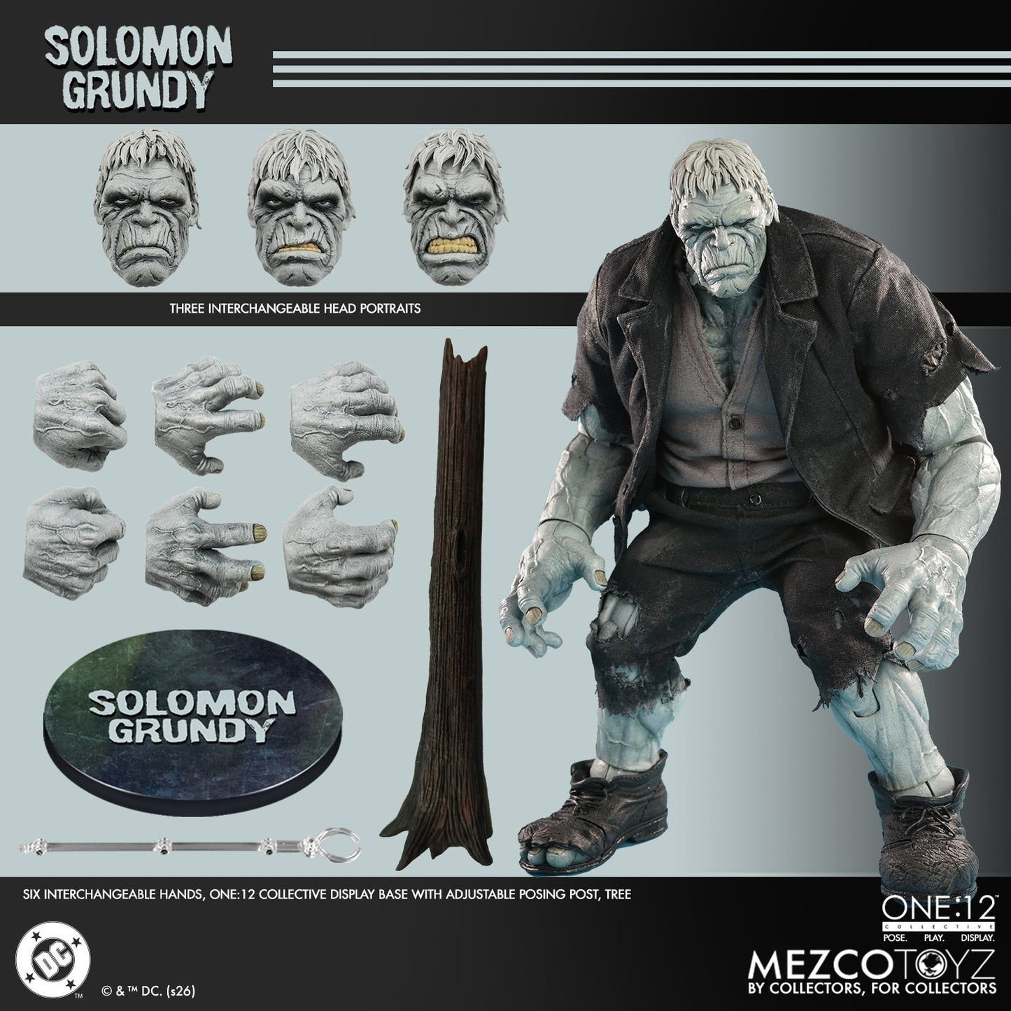 (Pre-order) Mezco One:12 Collective DC Comics - Solomon Grundy Action Figure