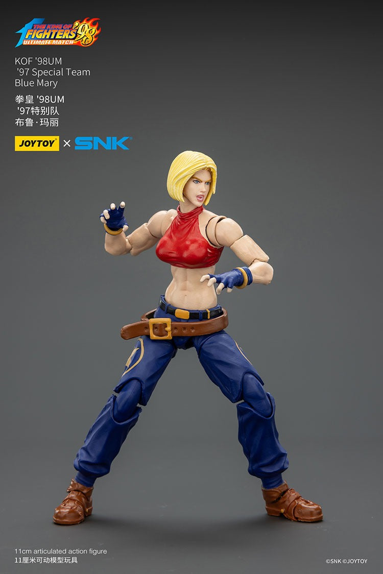 JoyToy KOF'98UM '97 Special Team Blue Mary 1/18 Scale Action Figure