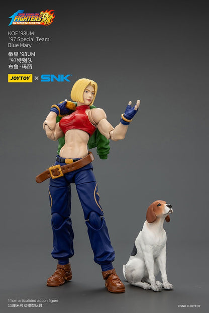 JoyToy KOF'98UM '97 Special Team Blue Mary 1/18 Scale Action Figure