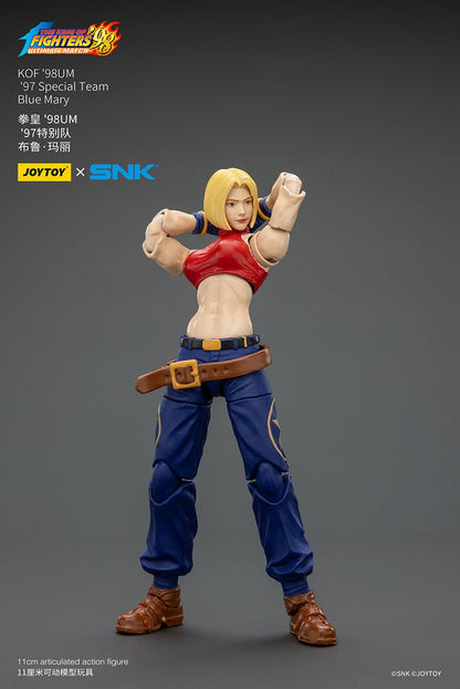 JoyToy KOF'98UM '97 Special Team Blue Mary 1/18 Scale Action Figure