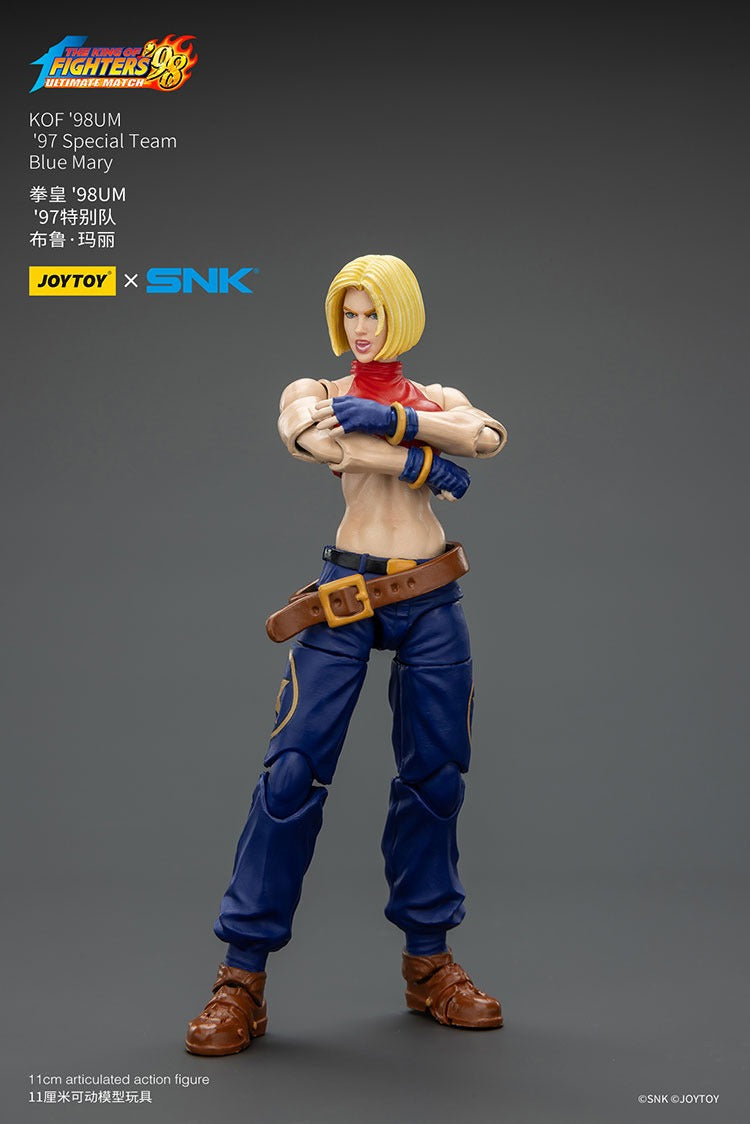 JoyToy KOF'98UM '97 Special Team Blue Mary 1/18 Scale Action Figure