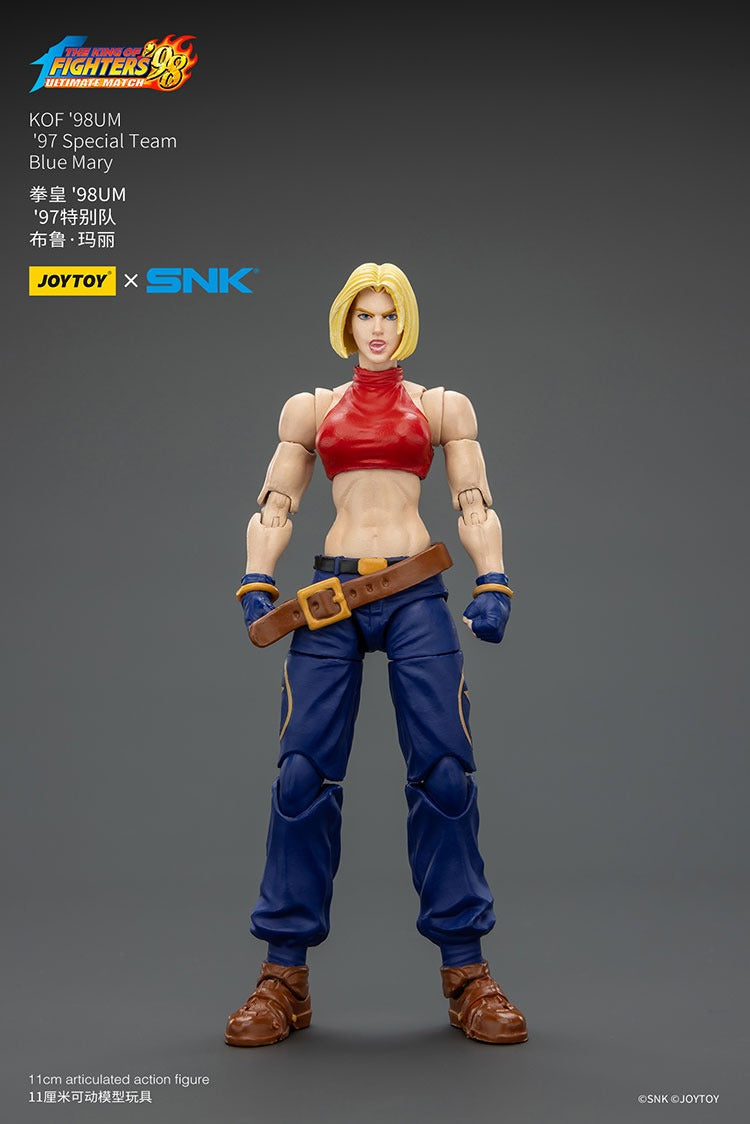JoyToy KOF'98UM '97 Special Team Blue Mary 1/18 Scale Action Figure