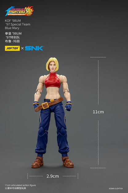 JoyToy KOF'98UM '97 Special Team Blue Mary 1/18 Scale Action Figure