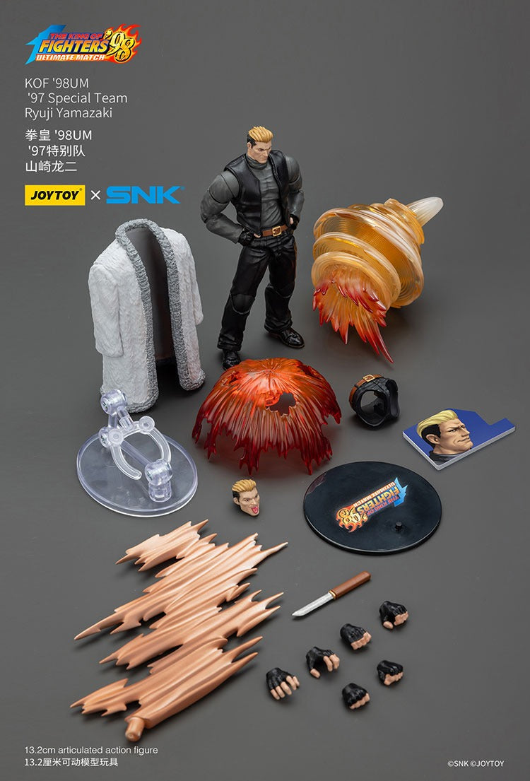 JoyToy KOF'98UM '97 Special Team Ryuji Yamazaki 1/18 Scale Action Figure