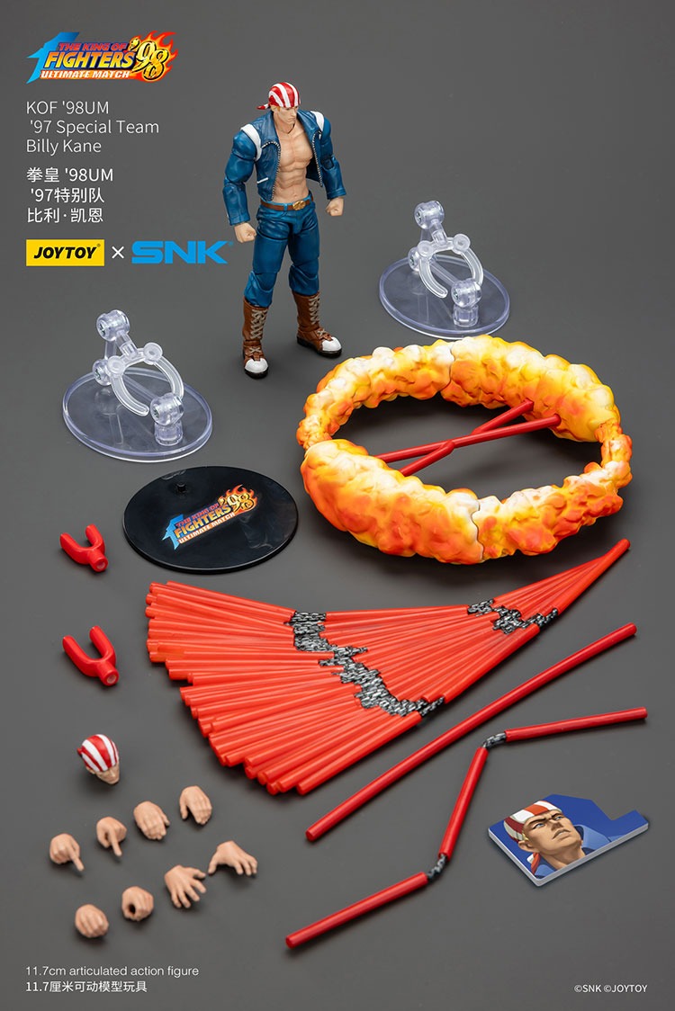 JoyToy KOF'98UM '97 Special Team Billy Kane 1/18 Scale Action Figure