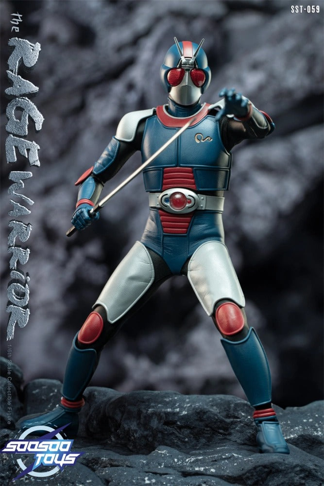 Soosootoys SST-059 1/6 Masked Rider Rage Warrior RX Action Figure