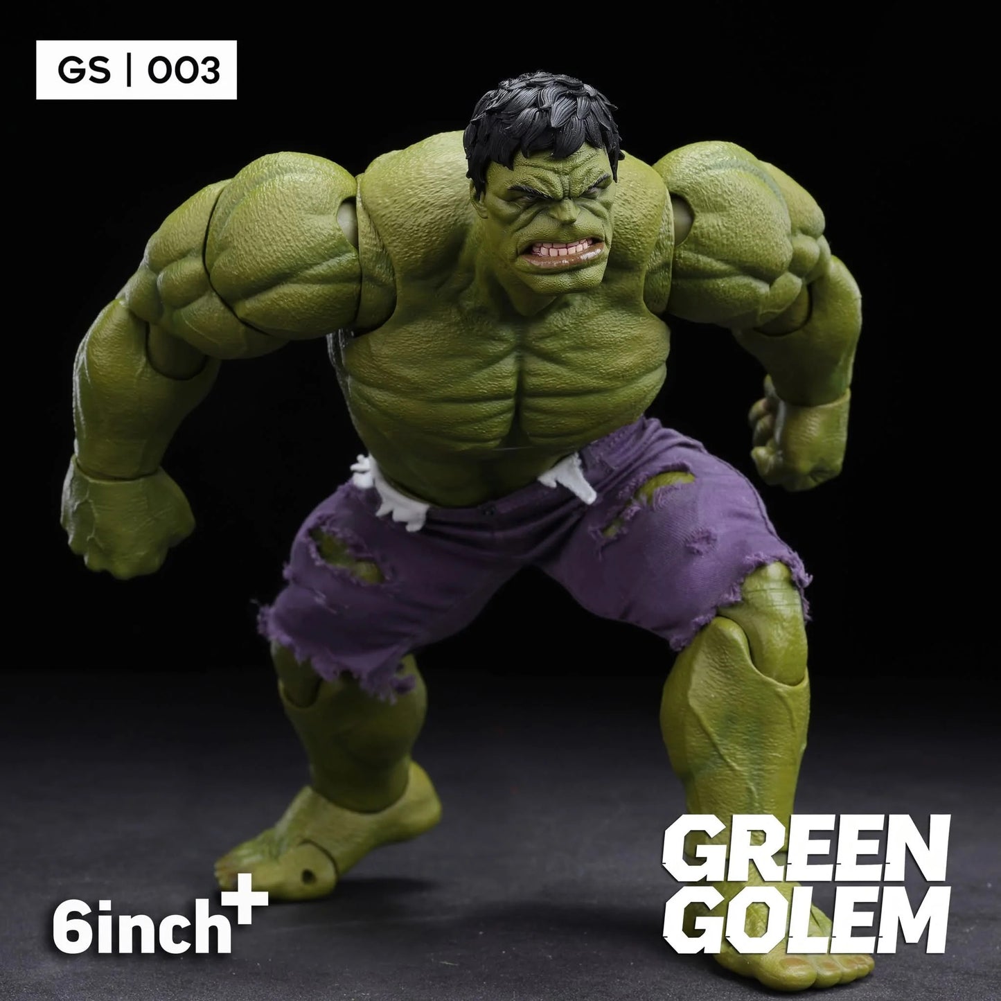(Pre-Order) 6inch Plus Green Golem 1/12 Hulk Action Figure