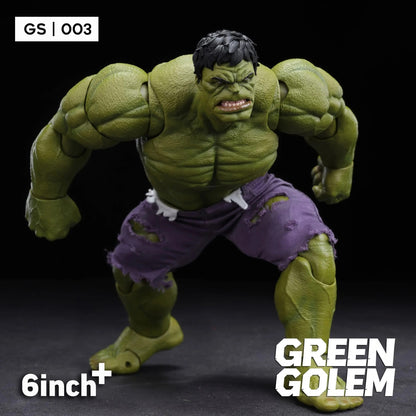 (Pre-Order) 6inch Plus Green Golem 1/12 Hulk Action Figure