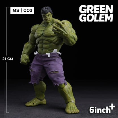 (Pre-Order) 6inch Plus Green Golem 1/12 Hulk Action Figure