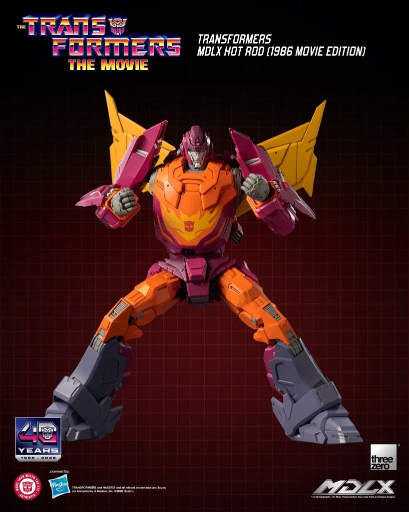 (Pre-order) Threezero MDLX Hot Rod 1986 Movie Edition 1/12 Scale Action Figure