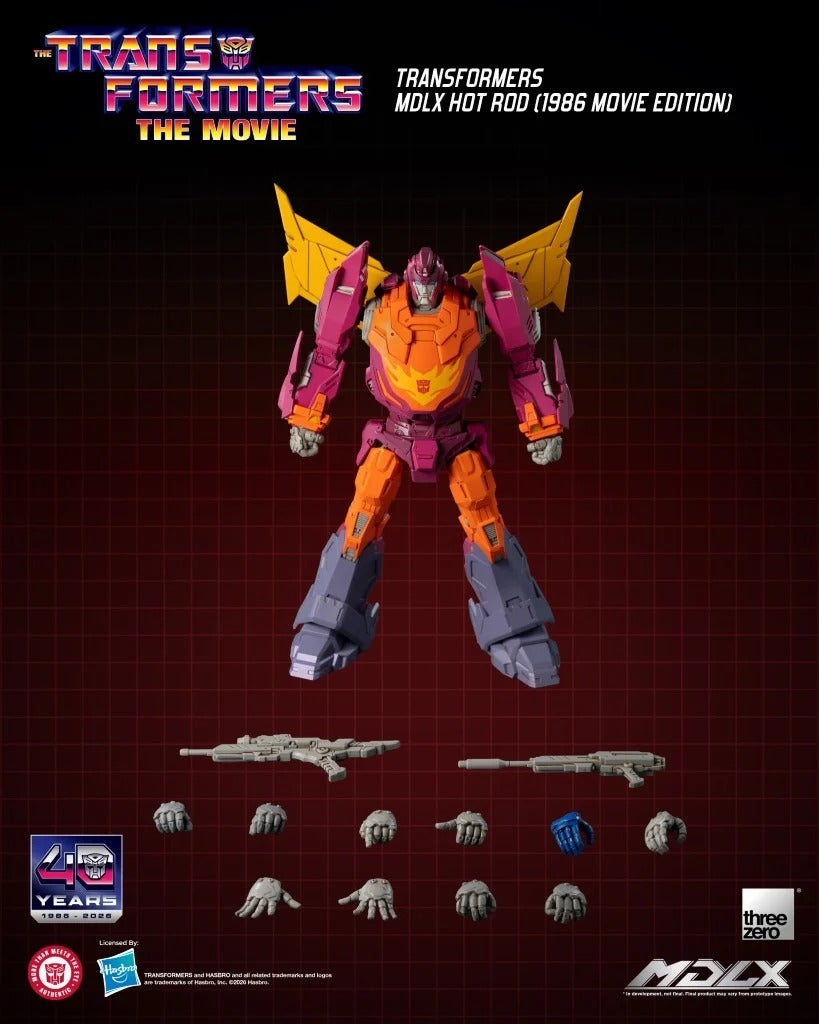 (Pre-order) Threezero MDLX Hot Rod 1986 Movie Edition 1/12 Scale Action Figure