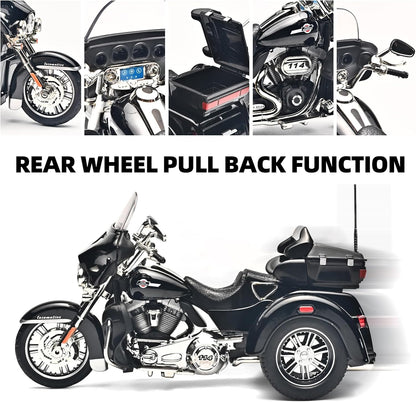 Harley-Style CVO-Inspired 1/9 Scale Diecast Motorcycle Model – Black
