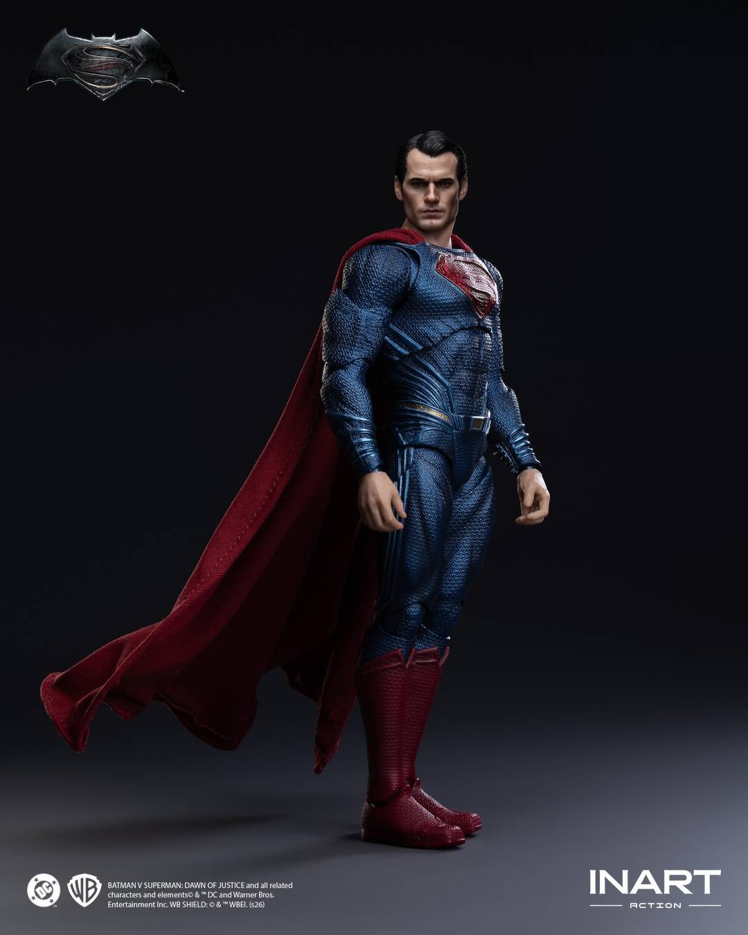 (Pre-order) INART Batman v Superman: Dawn of Justice - Superman 1/12 Scale Action Figure
