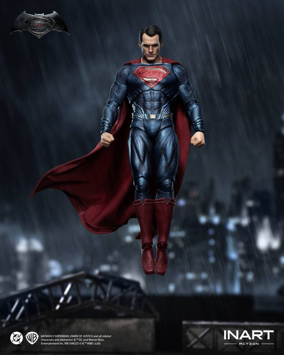 (Pre-order) INART Batman v Superman: Dawn of Justice - Superman 1/12 Scale Action Figure