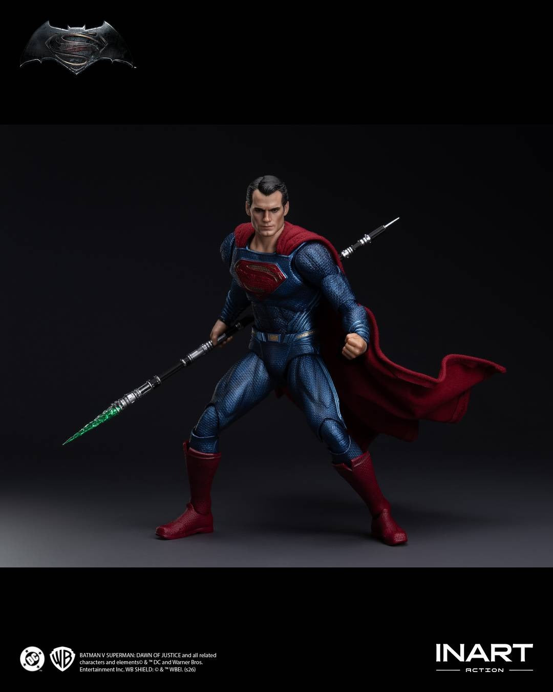 (Pre-order) INART Batman v Superman: Dawn of Justice - Superman 1/12 Scale Action Figure