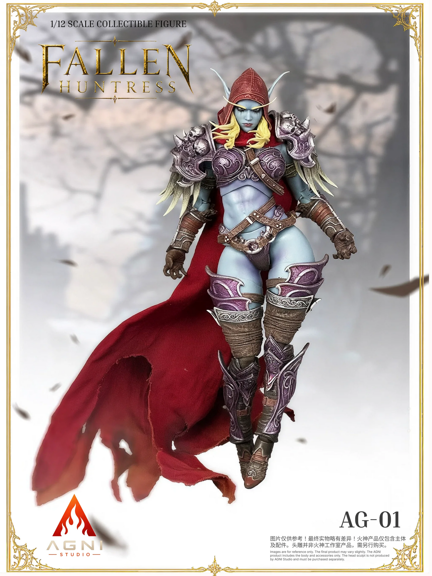 (Pre-order) Agni Studio 1/12 Fallen Huntress + FR Head Set Action Figure