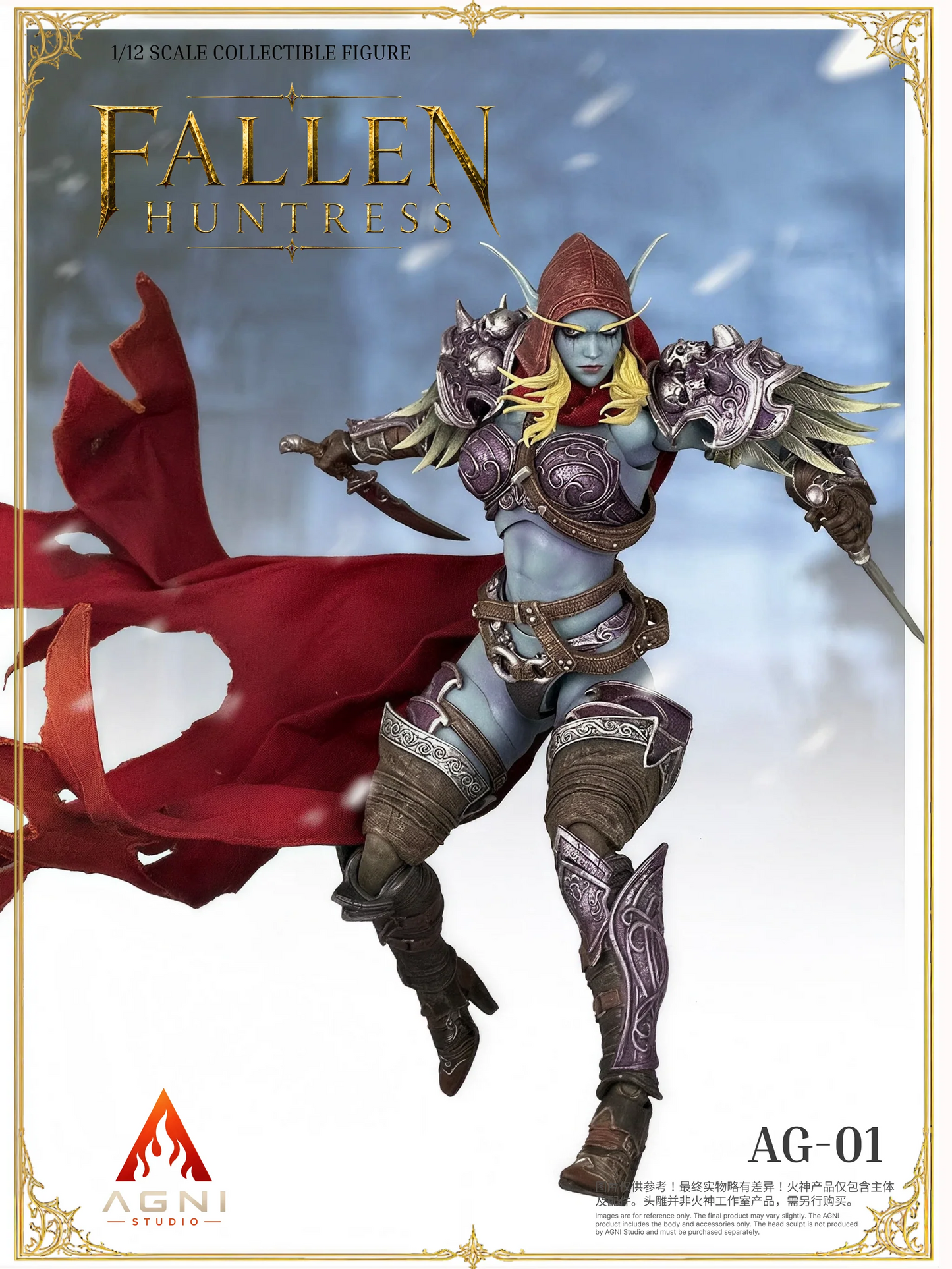 (Pre-order) Agni Studio 1/12 Fallen Huntress + FR Head Set Action Figure
