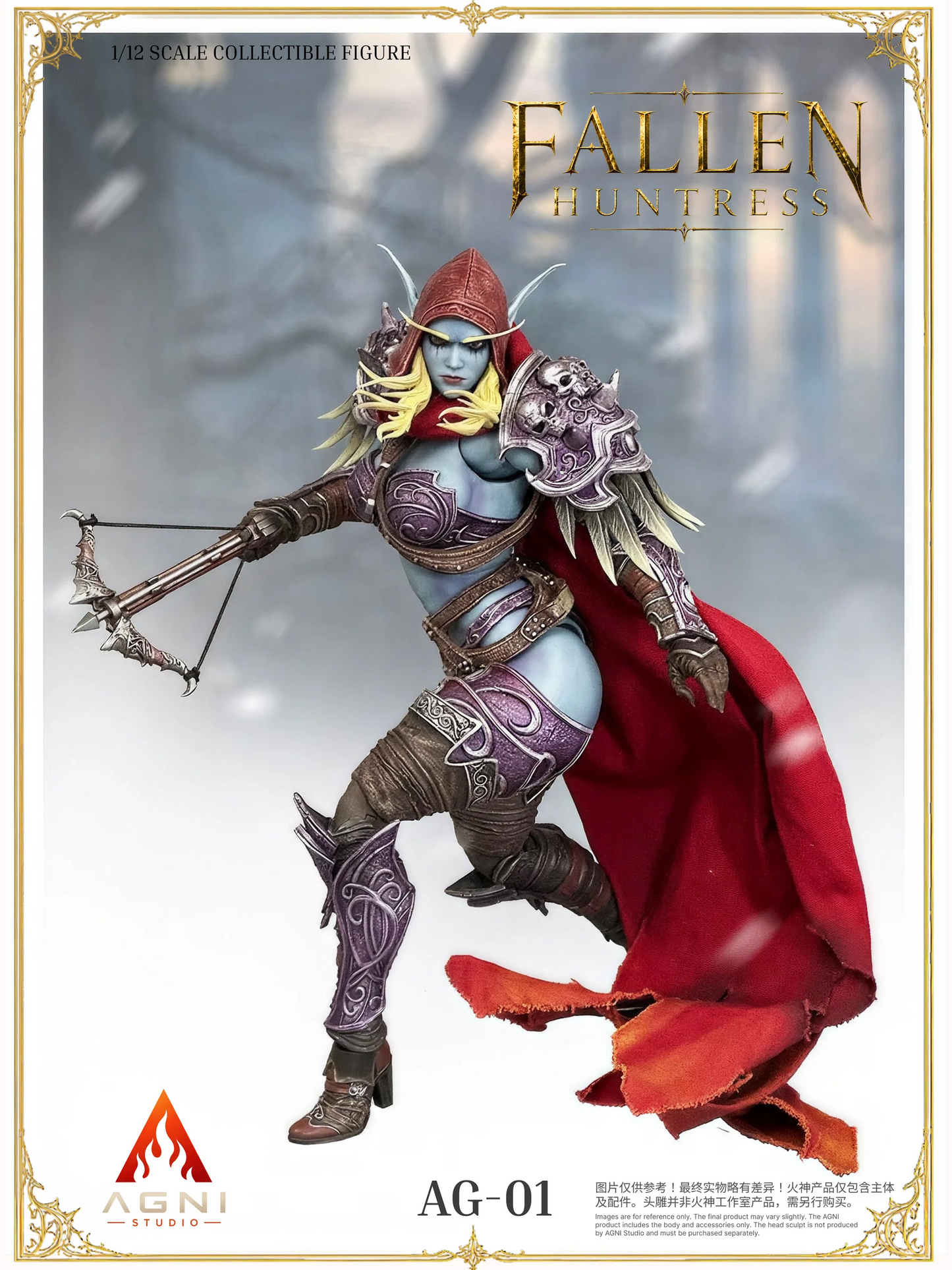 (Pre-order) Agni Studio 1/12 Fallen Huntress + FR Head Set Action Figure