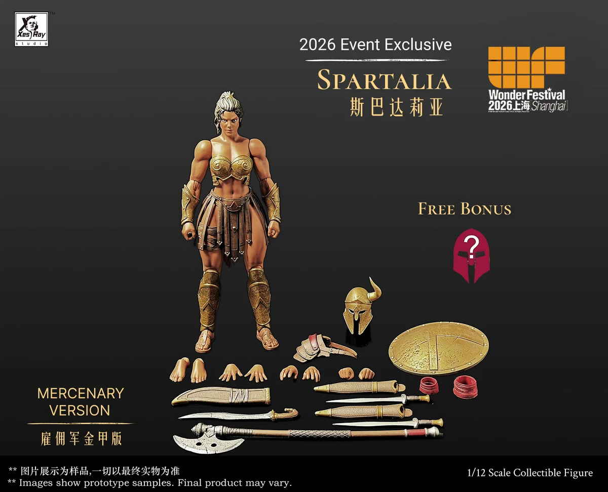(Pre-order) Xesray 1/12 Spartalia WF26 EE Arena and Mercenary Action Figure
