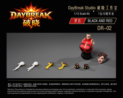 (Pre-order) Xcocann 1/12 Cyberpunk Fighters Club - Blazing Rose & Shadow Princess CFC03 / CF04 Action Figure