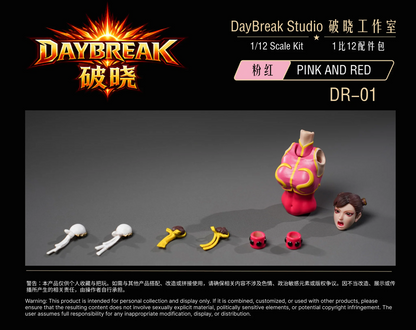 (Pre-order) Xcocann 1/12 Cyberpunk Fighters Club - Blazing Rose & Shadow Princess CFC03 / CF04 Action Figure