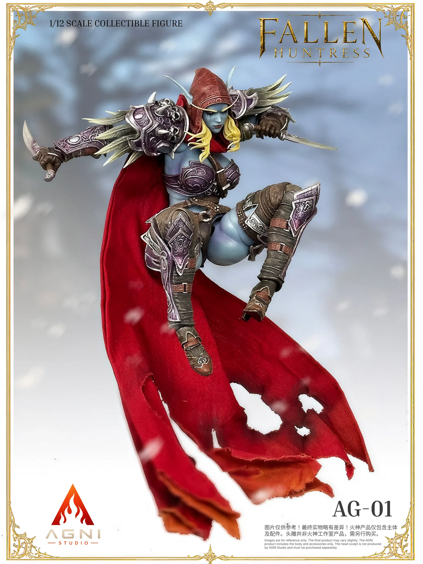 (Pre-order) Agni Studio 1/12 Fallen Huntress + FR Head Set Action Figure