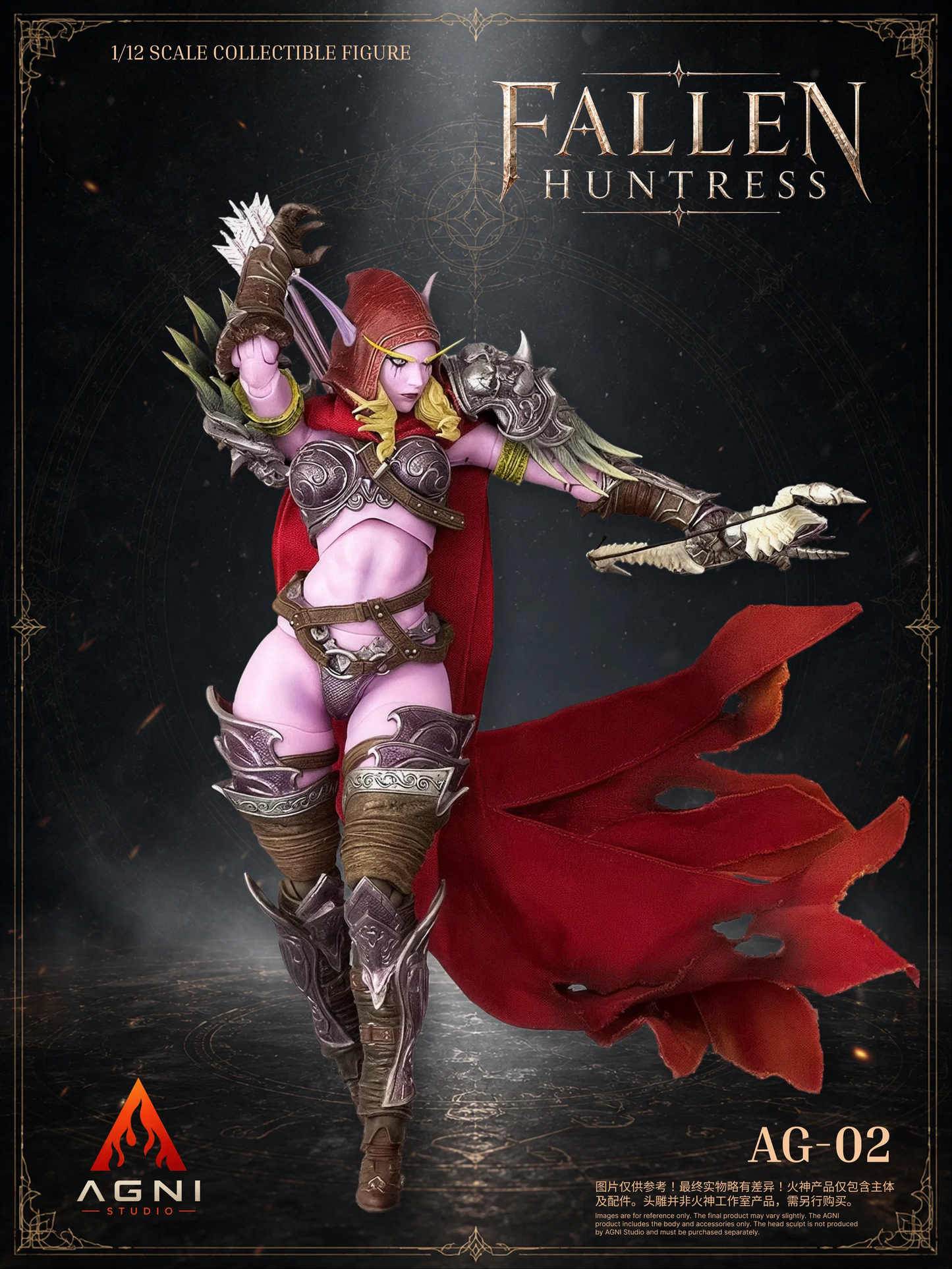 (Pre-order) Agni Studio 1/12 Fallen Huntress + FR Head Set Action Figure