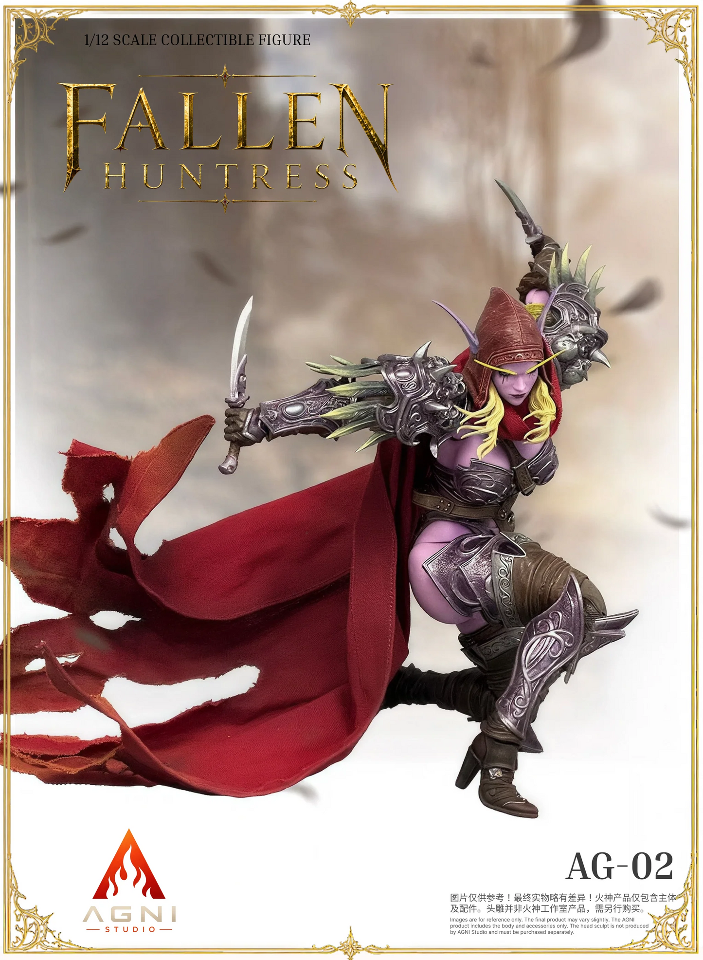 (Pre-order) Agni Studio 1/12 Fallen Huntress + FR Head Set Action Figure