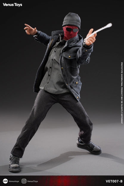 (Pre-order) Venus Toys - 1/12 Night Vigilante Action Figure (VET007-A/B) Product Descriptio