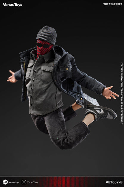 (Pre-order) Venus Toys - 1/12 Night Vigilante Action Figure (VET007-A/B) Product Descriptio