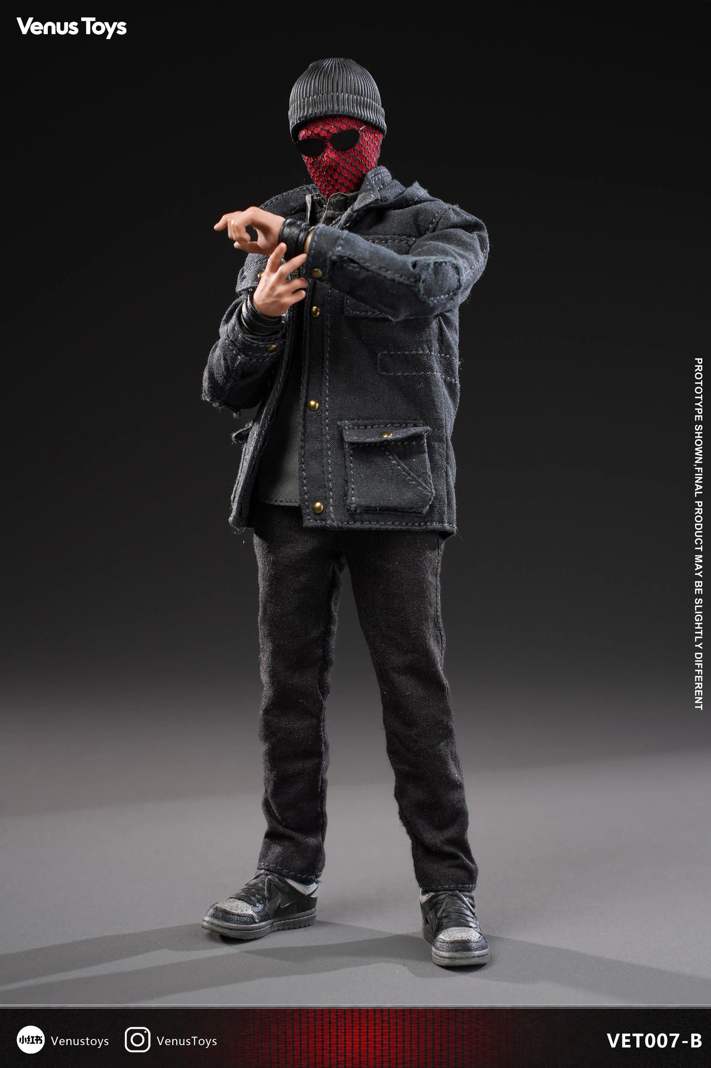 (Pre-order) Venus Toys - 1/12 Night Vigilante Action Figure (VET007-A/B) Product Descriptio