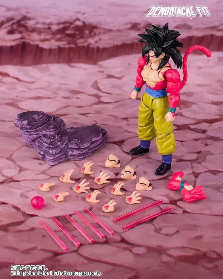 Demoniacal Fit Goku Super Saiyan 4 Untamed Power Unleash [2026] 1/12 Scale Action Figure