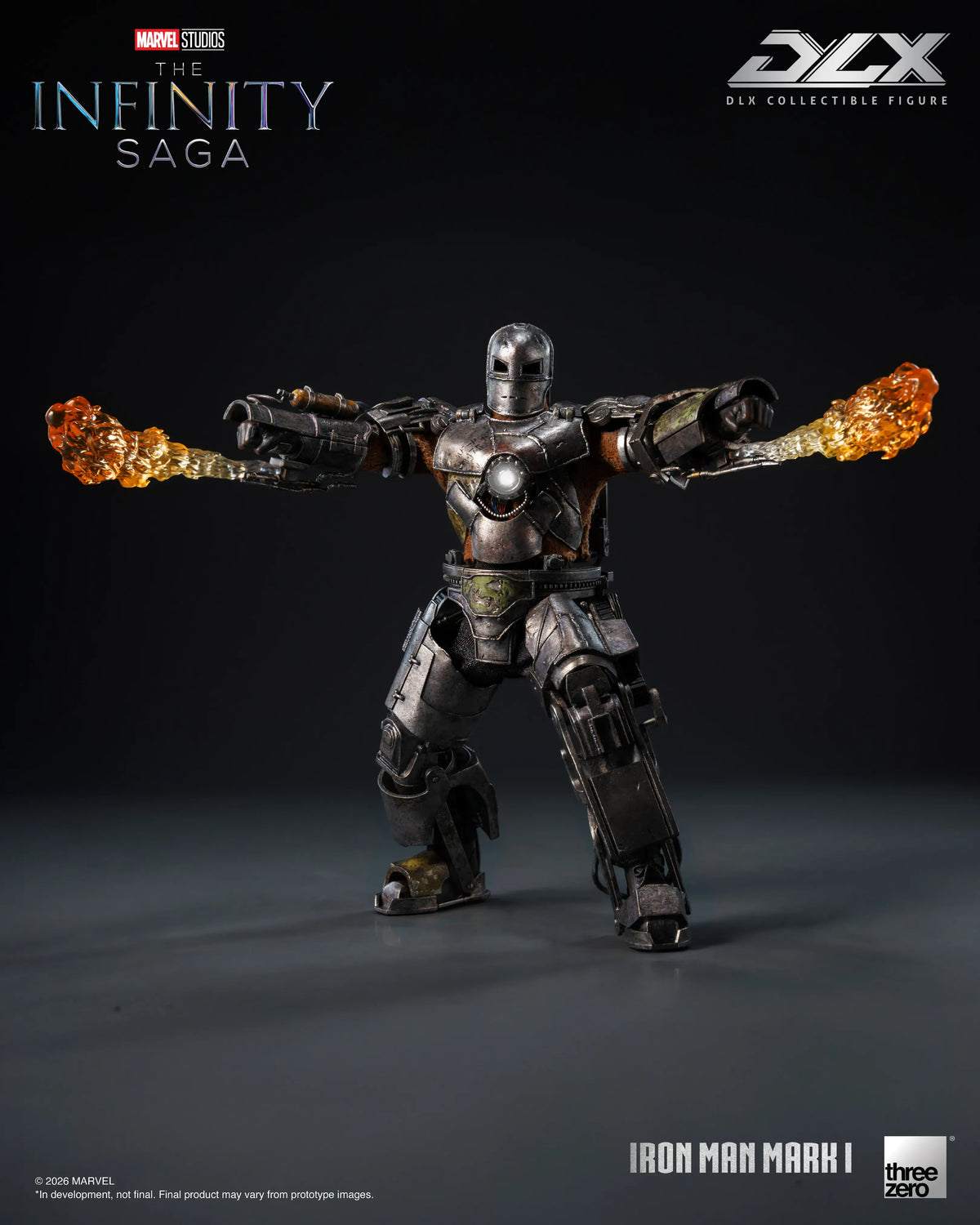 (Pre-order) Marvel Studios: The Infinity Saga – Threezero DLX Iron Man Mark 1 Action Figure
