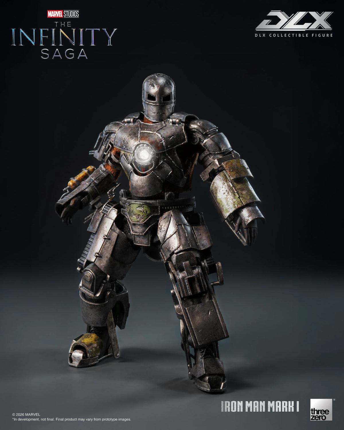 (Pre-order) Marvel Studios: The Infinity Saga – Threezero DLX Iron Man Mark 1 Action Figure