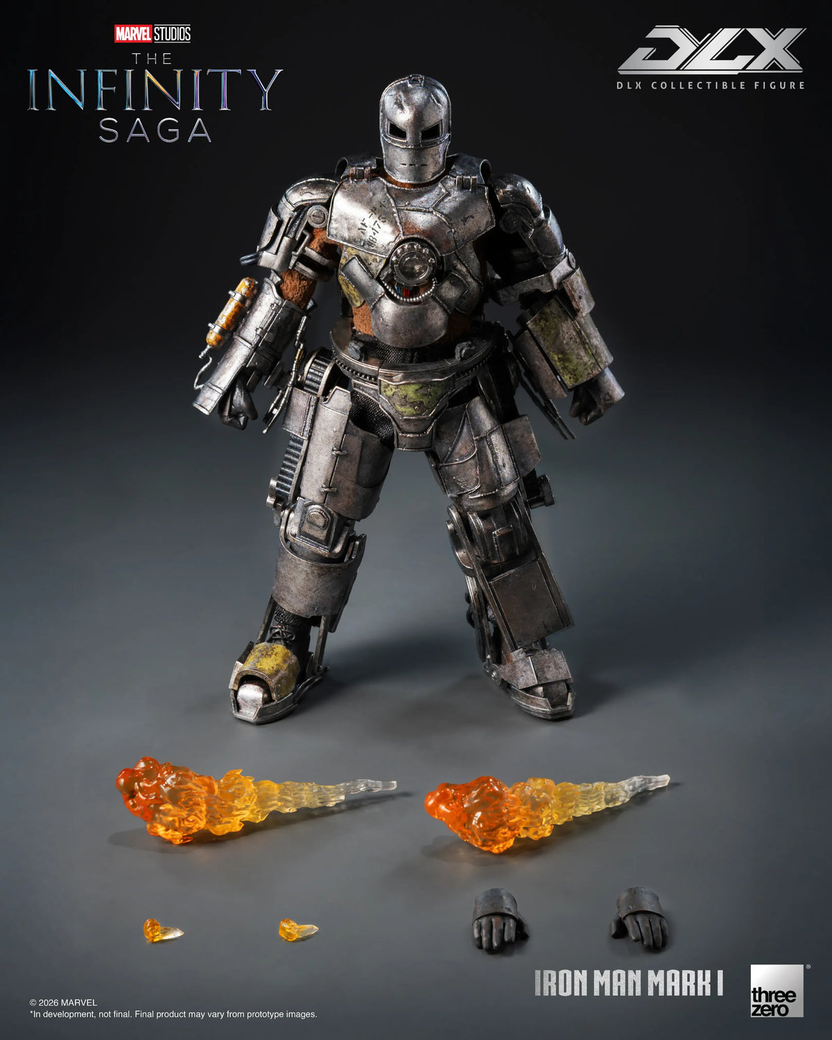 (Pre-order) Marvel Studios: The Infinity Saga – Threezero DLX Iron Man Mark 1 Action Figure