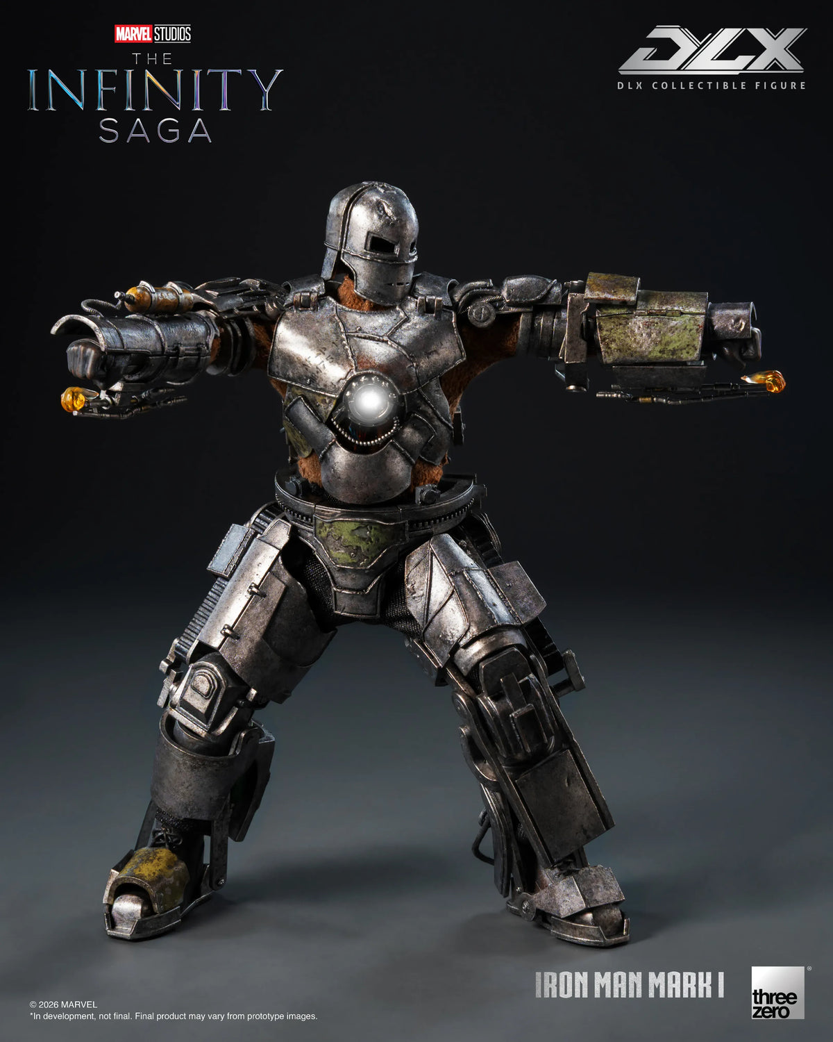 (Pre-order) Marvel Studios: The Infinity Saga – Threezero DLX Iron Man Mark 1 Action Figure