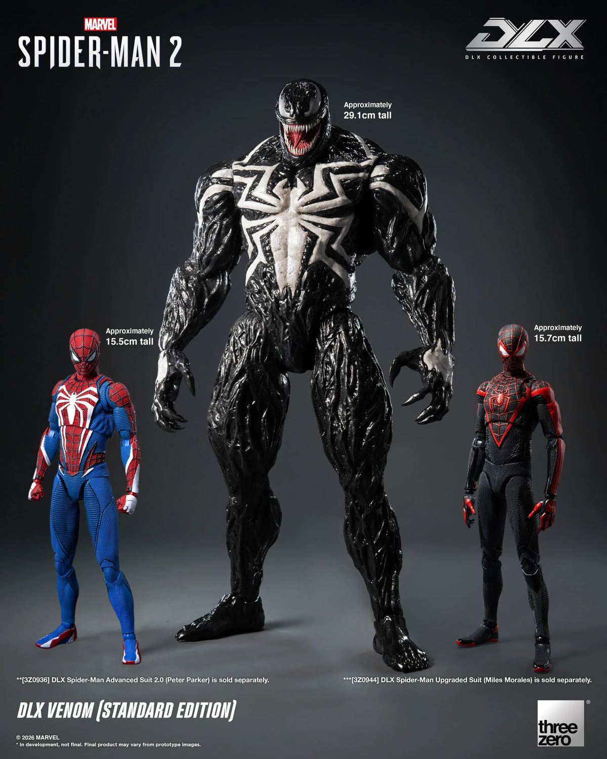 (Pre-order) Marvel’s Spider-Man 2 – Threezero DLX Venom Action Figure