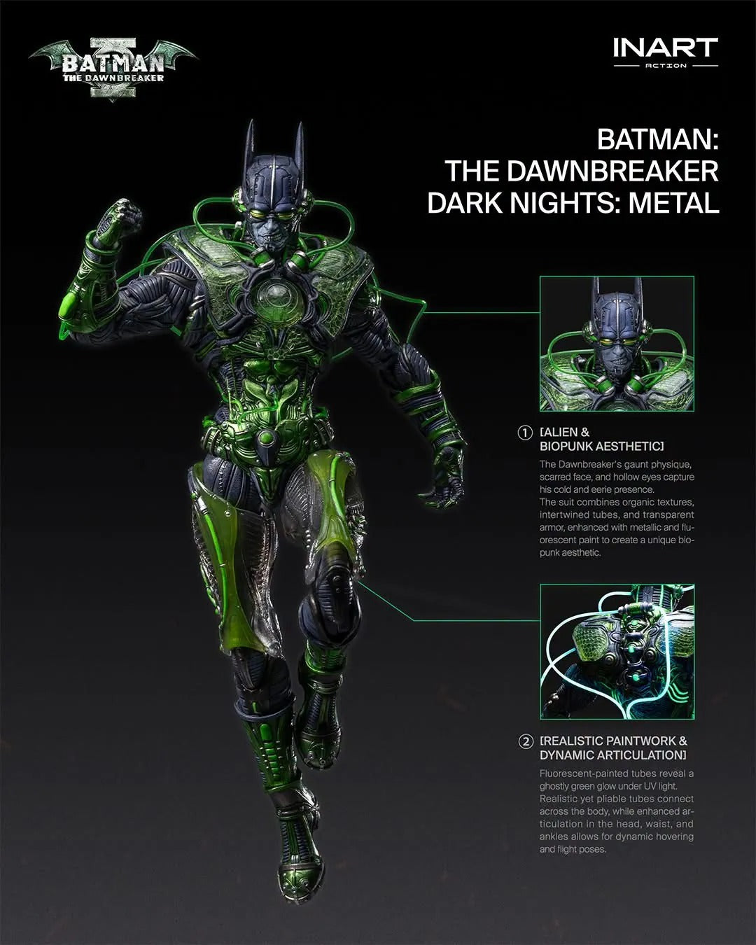 (Pre-order) INART Action Dark Nights: Metal - Batman: The Dawnbreaker 1/12 Scale Action Figure (MAG C0003)