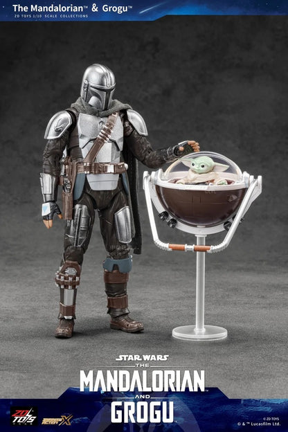 ZD Toys Star Wars The Mandalorian & Grogu Set 7-Inch Action Figure